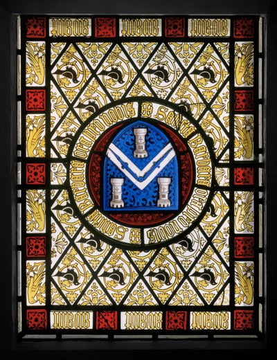 Drawing Room Window with Netherlandish Roundel by Augustus Welby Northmore Pugin
